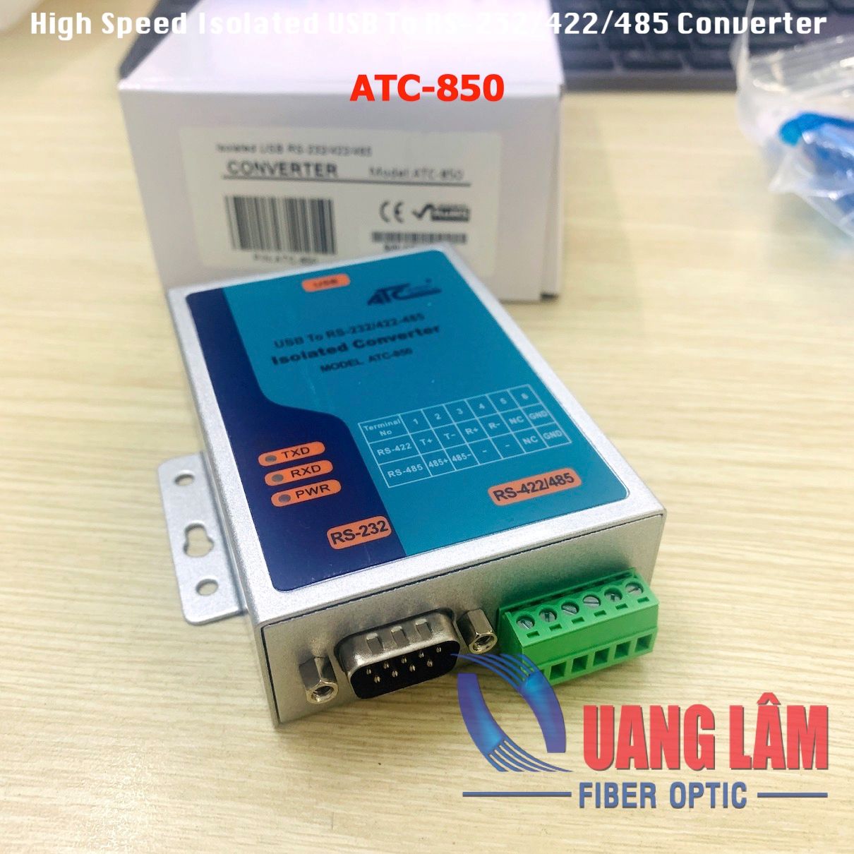 High Speed Isolated USB To RS-232/422/485 Converter ATC-850