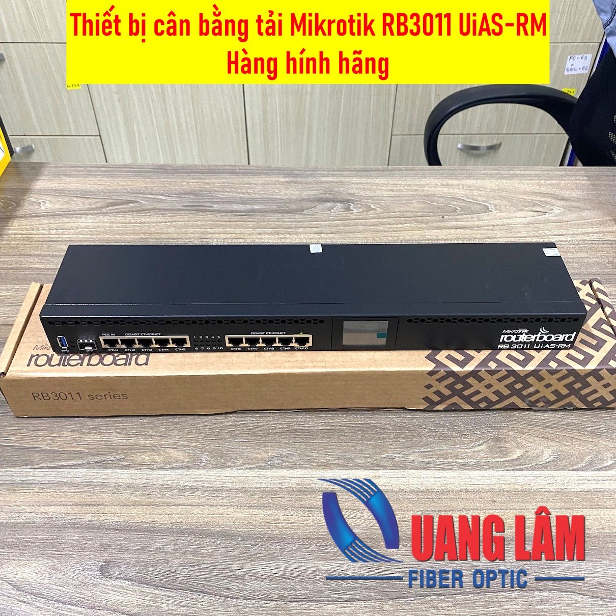 Router cân bằng tải Mikrotik RB3011 UiAS-RM