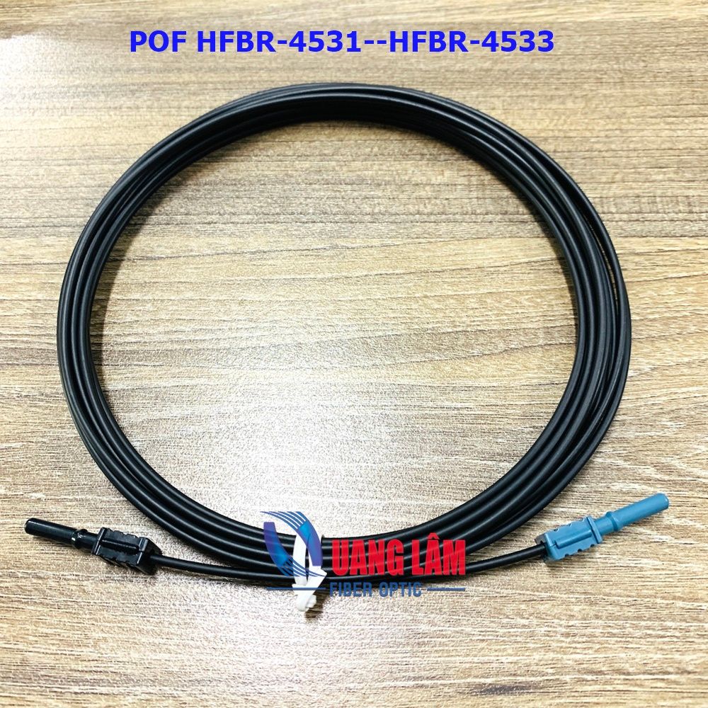 Dây nhảy quang công nghiệp POF 980/1000um HFBR-4531 to HFBR-4533