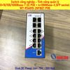 Industrial Switch Managed 04 port Fiber GE(SFP slot) + 8 Port 10/100/1000M RJ45 with POE, WT-RS6112-4GF8GT-8POE