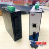 Bộ chuyển đổi quang chuẩn công nghiệp 1x100M FX SC Duplex SM 20km + 1x10/100M RJ45, DIN Rail, Dual Power DC Input 9-60VDC, P/N: WT-RS202-1F1T