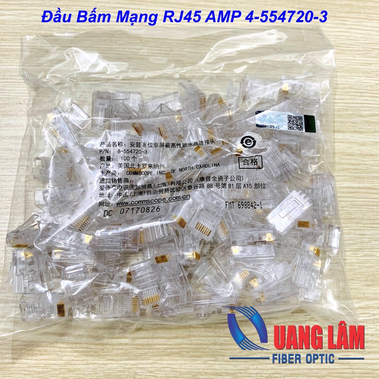 Đầu bấm mạng RJ45 AMP 4-554720-3