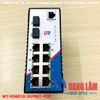 Industrial Switch Managed 02 port Fiber GE(SFP slot) + 8 Port 10/100/1000M RJ45 with POE, WT-RS6010-2GF8GT-POE