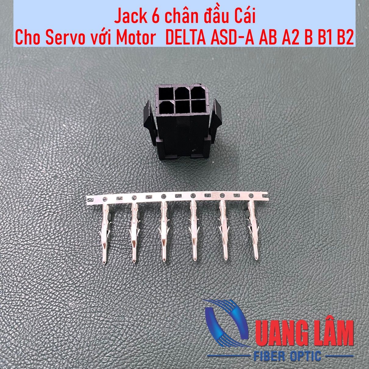 Jack 6 chân đầu Cái Cho Servo với Motor  DELTA ASD-A AB A2 B B1 B2