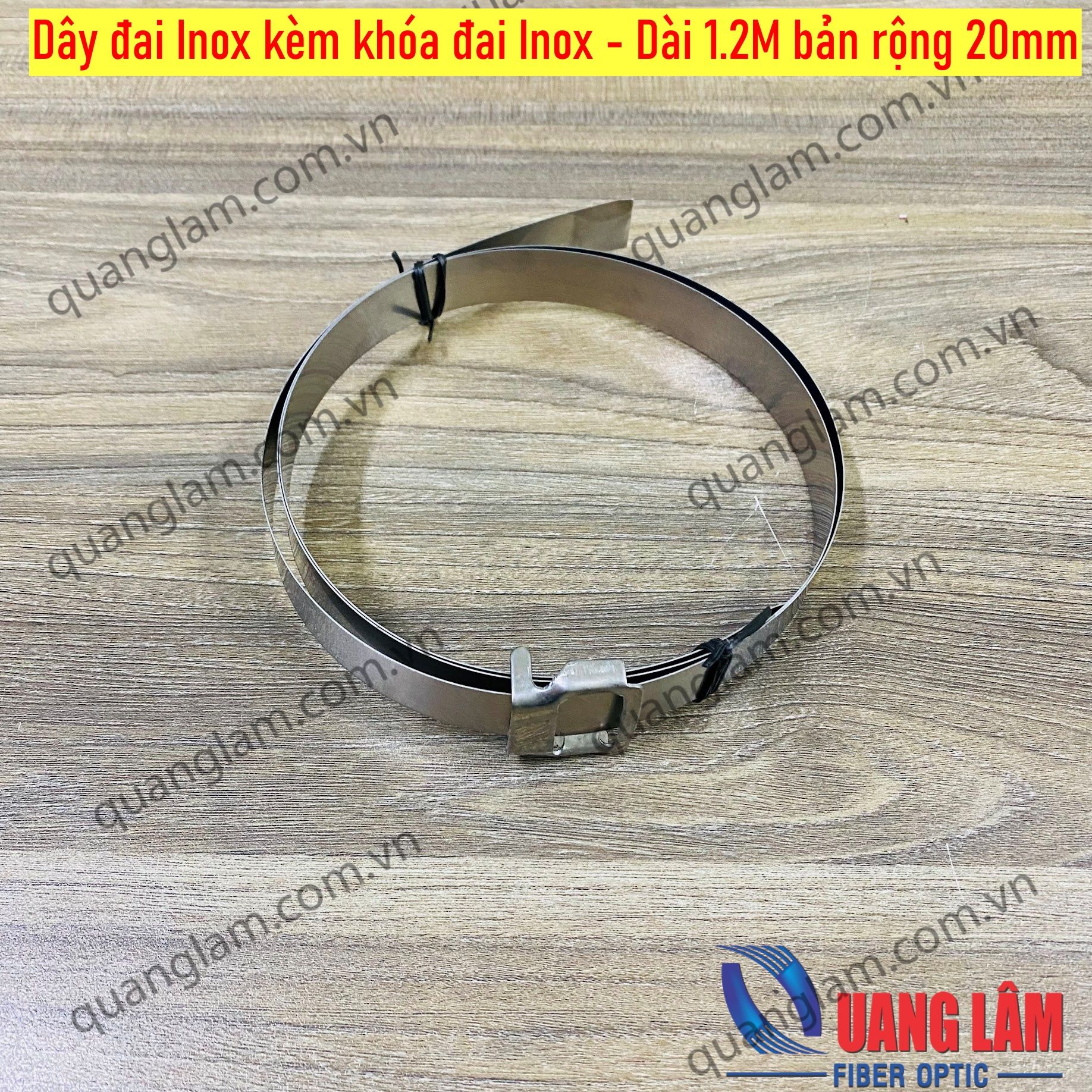 Bộ dây đai Inox và khóa đai Inox A20