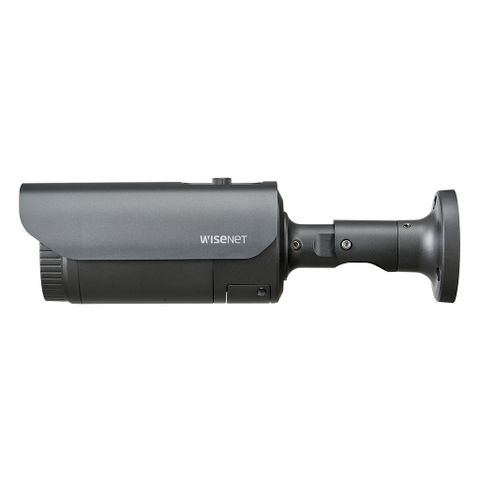 XNO-L6080R | camera Wisenet Bullet 2M, H.265, ống kính động Zoom 3.1X