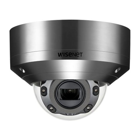 XNV-6080RS | Camera Wisenet Dome Anti-Vandale 2M, H.265, vỏ kim loại, Zoom 4.3X