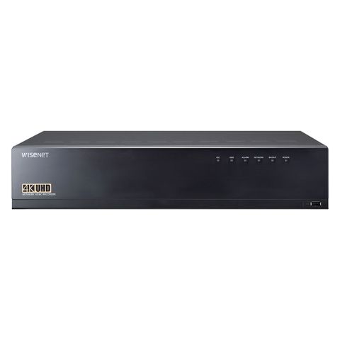 XRN-3010A | Đầu ghi hình Wisenet 64 kênh, H.265, ghi hình video 4k, 300Mbps