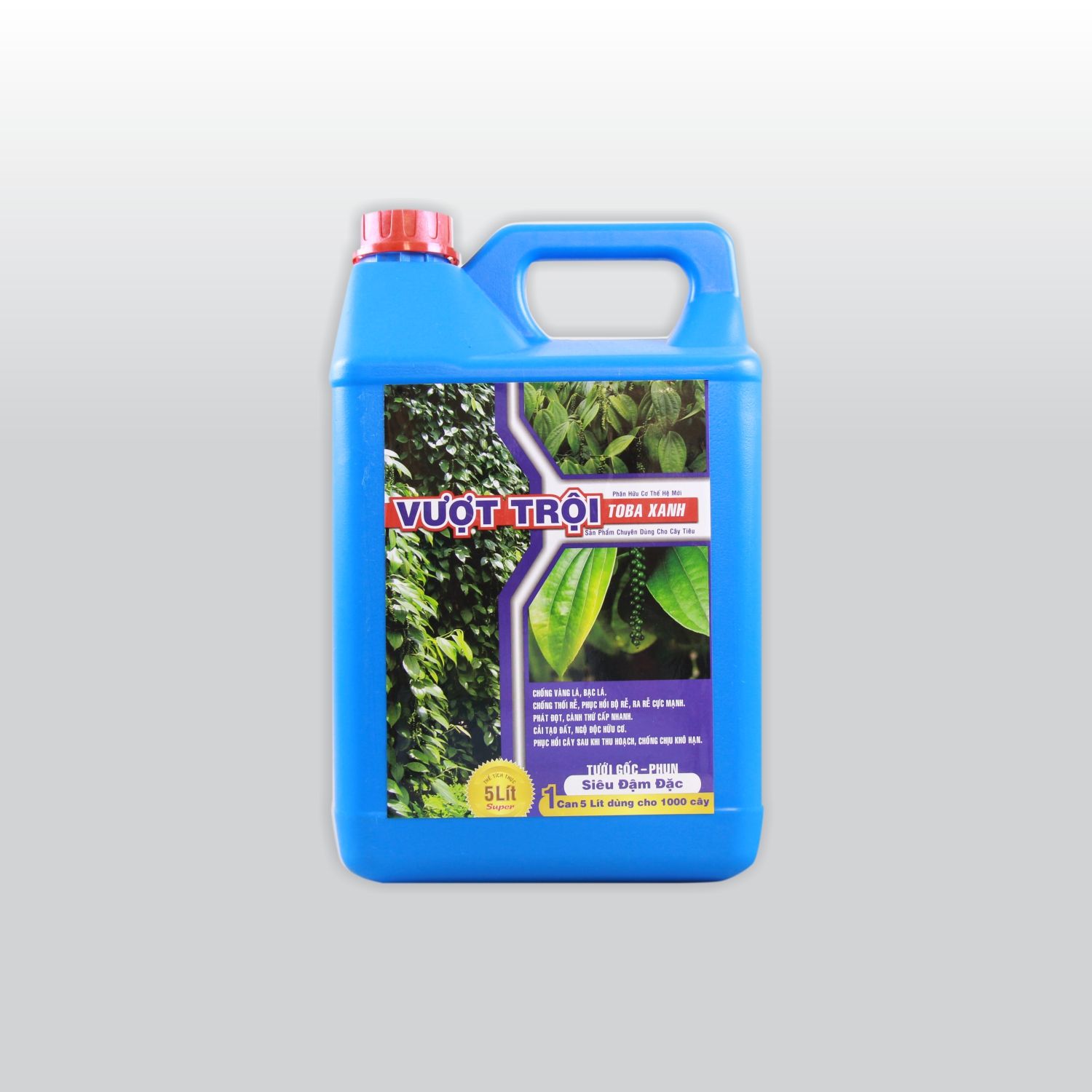 TOBA XANH - VƯỢT TRỘI - TIÊU - Can 5 Lít
