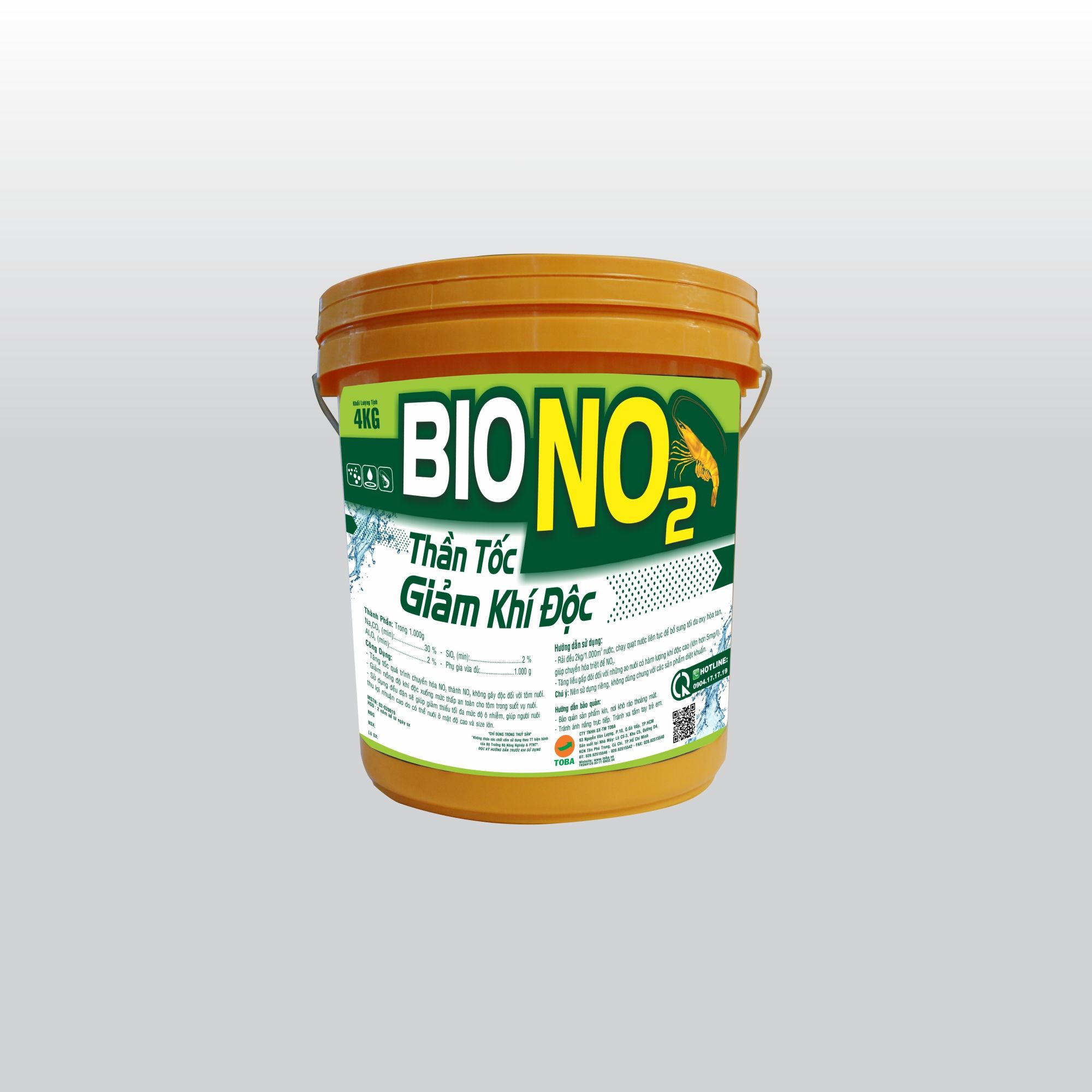 BIO NO2 - Xô 4 Kg (TT-BNO2.04)