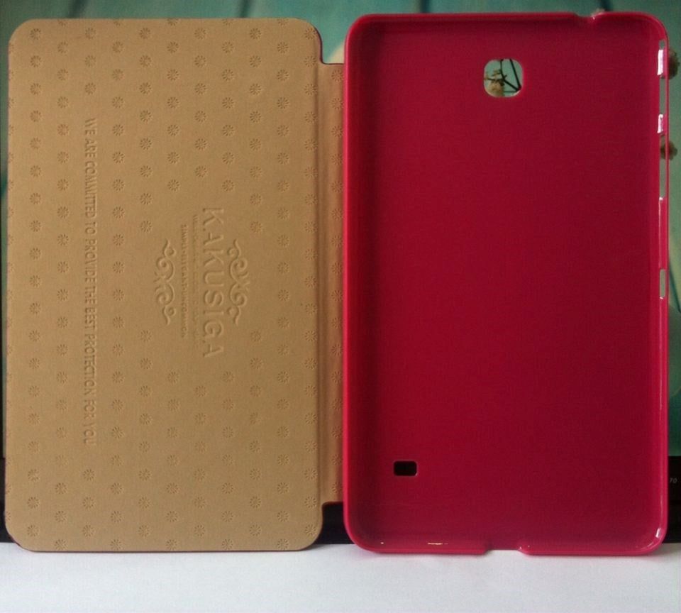 Samsung Tab 4 8.0 inch T330 - Bao da KAKU trơn (nhiều màu)