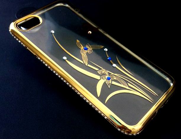 iPhone 7, 8- Ốp lưng dẻo viền màu đính đá (Nhiều mẫu)