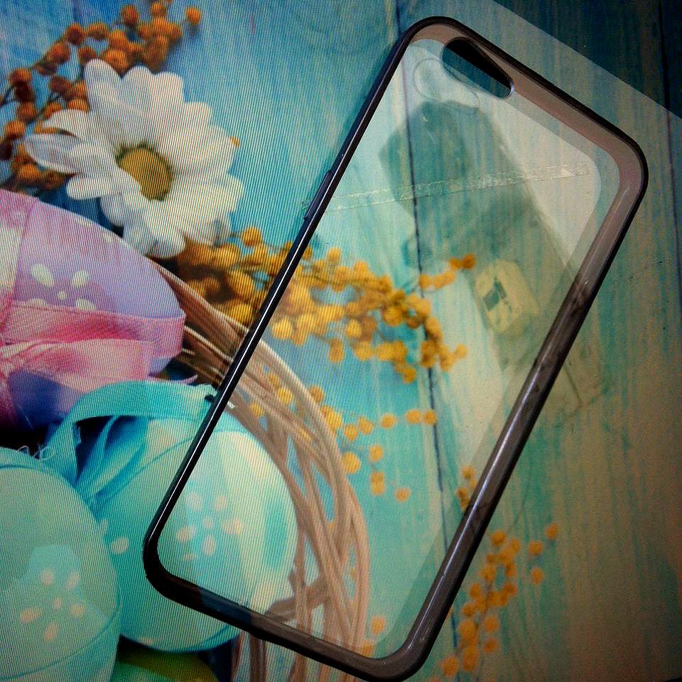 Oppo Neo 9S (A39) - Ốp lưng nhựa cứng trong viền dẻo màu (Đen)