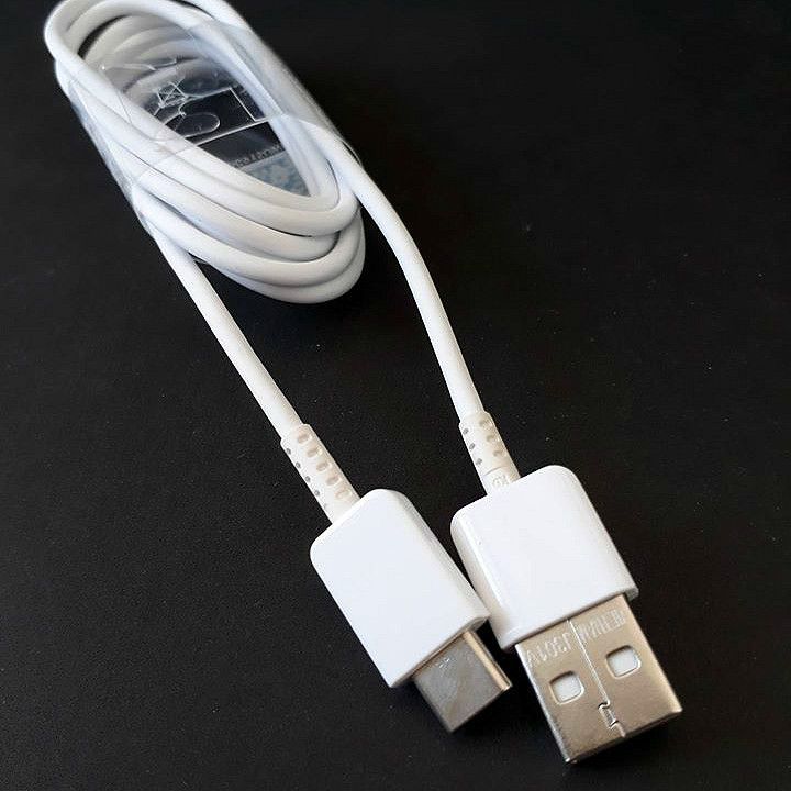 Cáp sạc Samsung Type C ZIN HÃNG (Trắng - đen)
