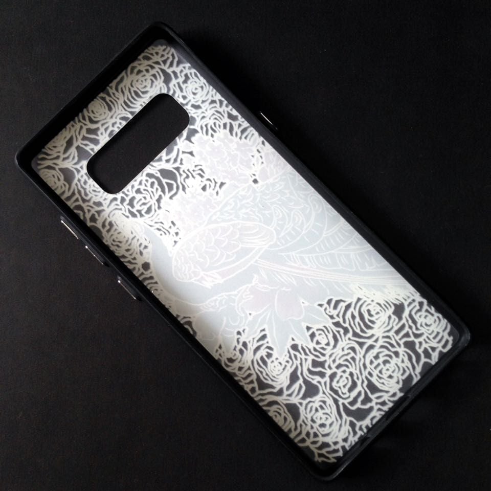 Samsung Note 8 - Ốp lưng sơn hoa văn Newcase (Nhiều mẫu)
