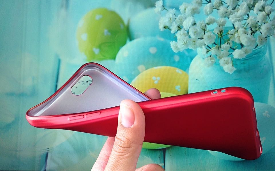 Oppo Neo 9s A39 / F3 Lite A57 - Ốp lưng dẻo đỏ chất nhung mịn siêu đẹp