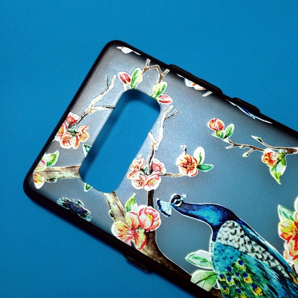 Samsung Note 8 - Ốp lưng sơn hoa văn Newcase (Nhiều mẫu)