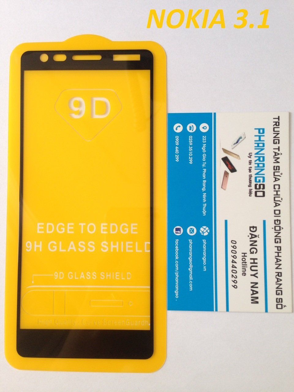 Cường lực full màn hinh Nokia 3.1 (Đen)