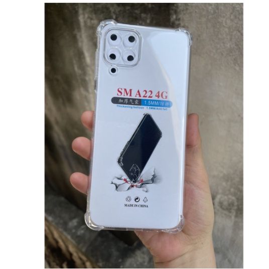 Ốp lưng chống sốc dẻo trong suốt Samsung A22 4G/ 5G