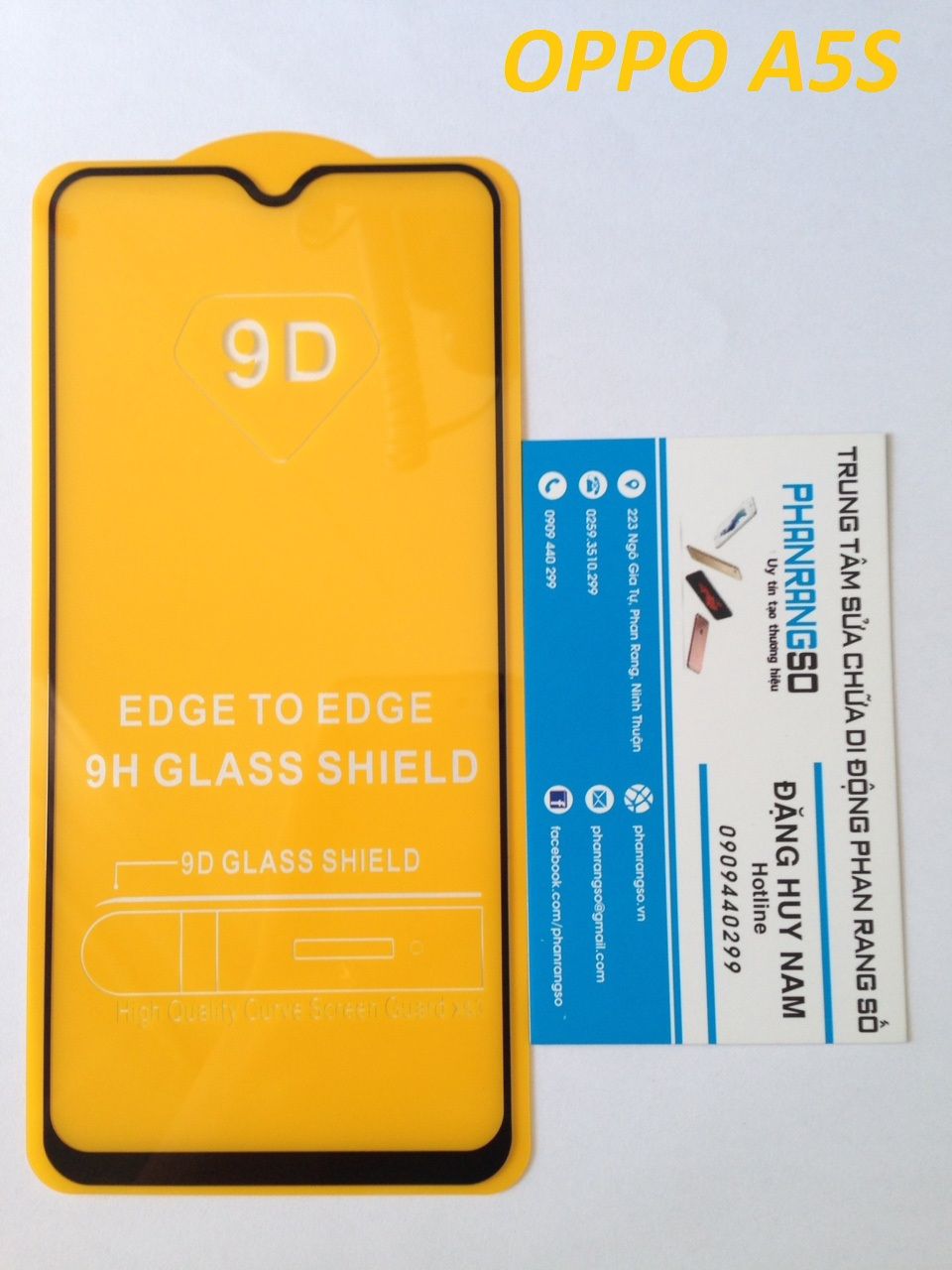Cường lực full màn hình Oppo A5S/ A7/ Oppo A12/ Oppo F9/ Samsung M20/ Realme 5 Pro (Đen)