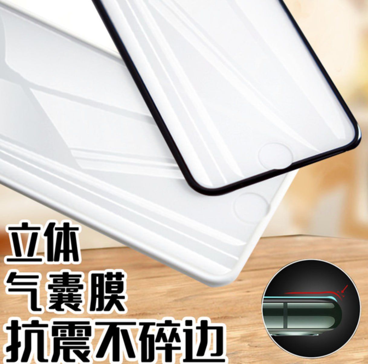 Kính cường lực Full màn hình viền Diamond cho iPhone