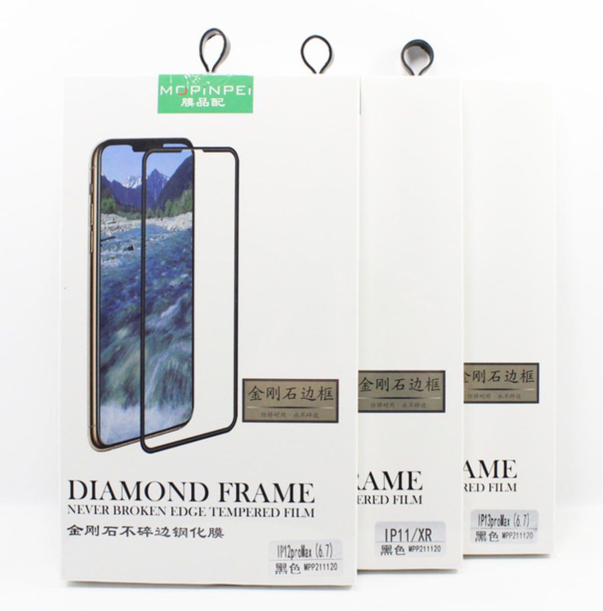 Kính cường lực Full màn hình viền Diamond cho iPhone