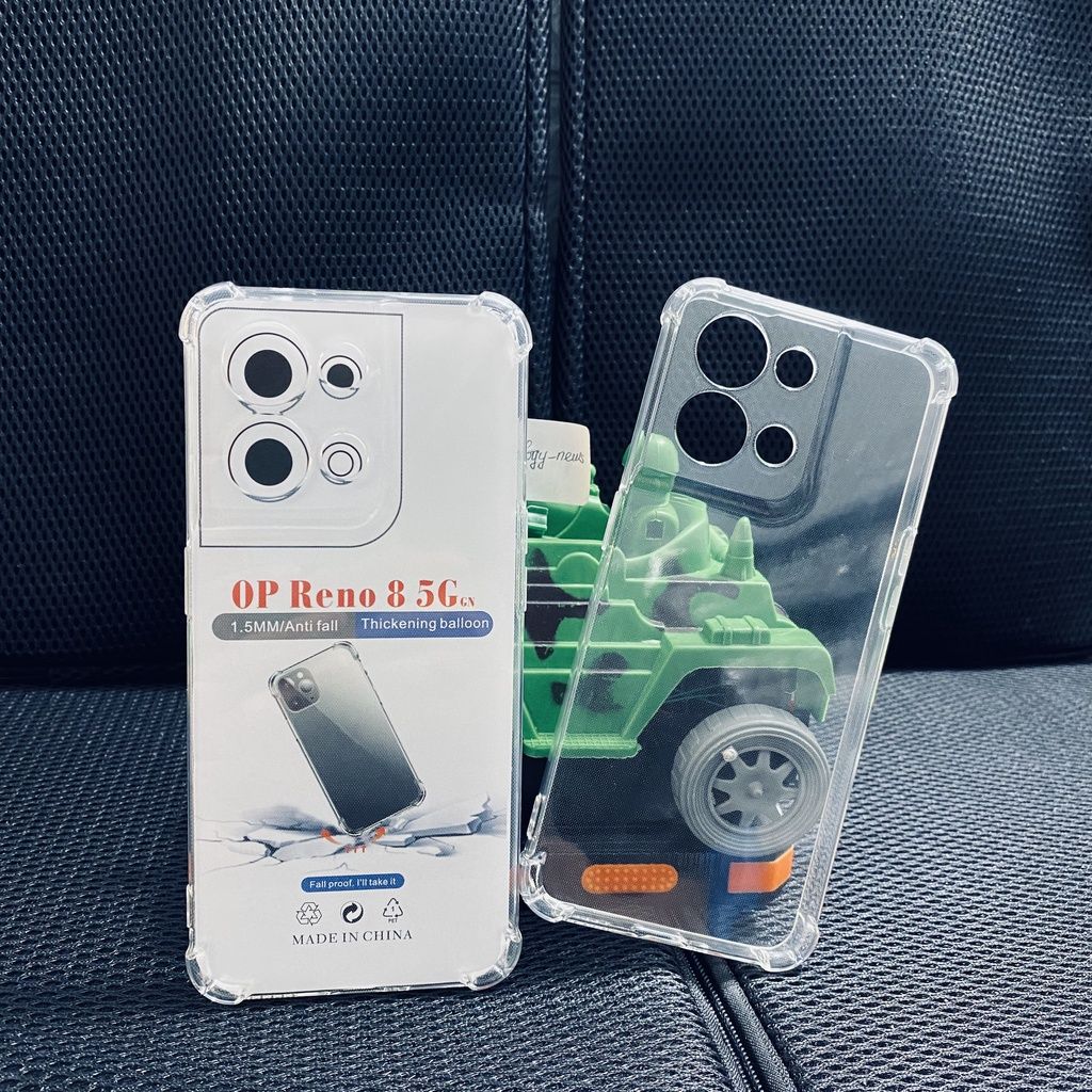 Ốp lưng chống sốc dẻo (Trong suốt) Oppo Reno 8 5G