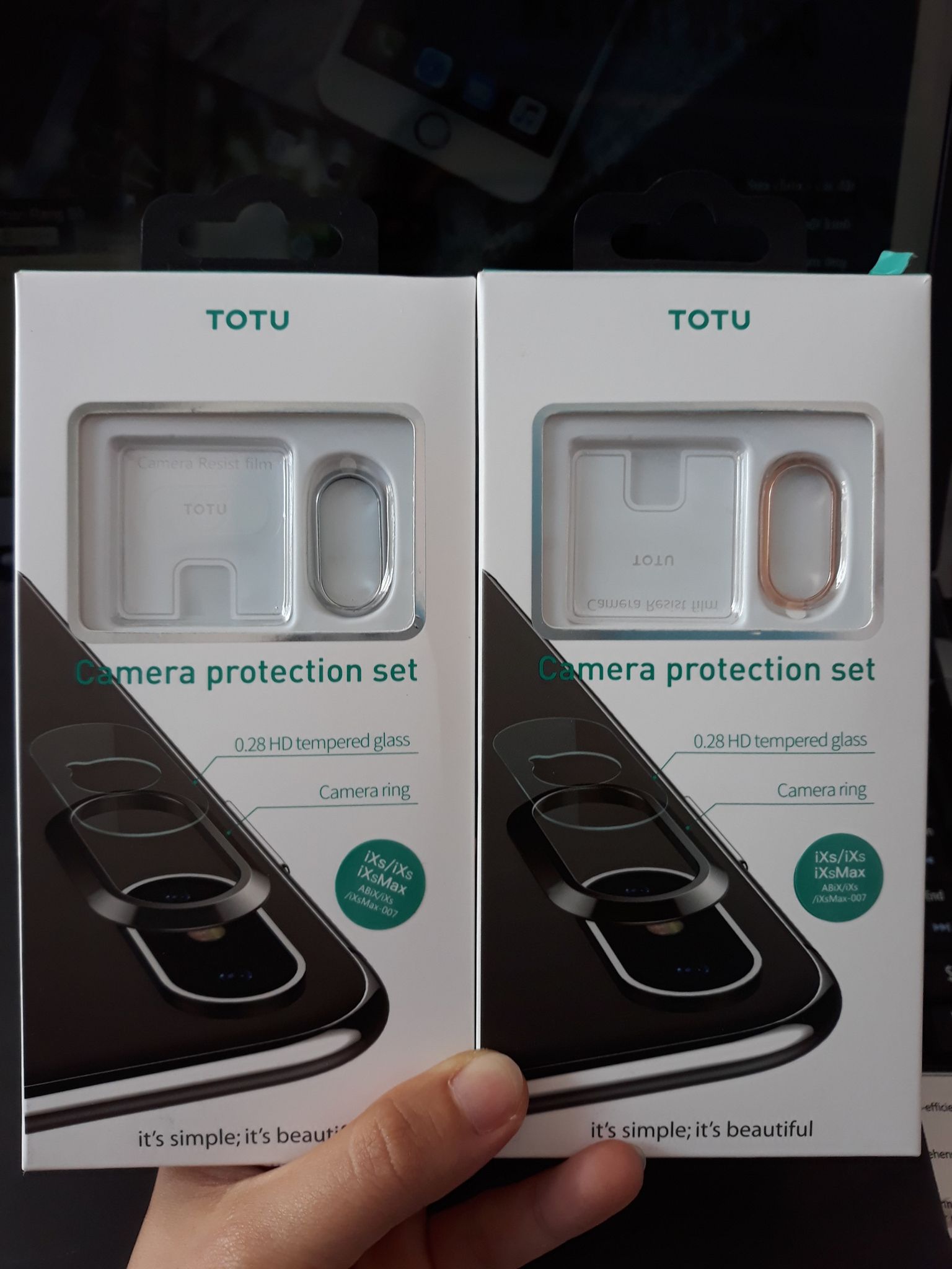 Bộ bảo vệ camera cho iPhone XR hiệu TOTU
