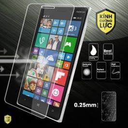 Nokia Lumia 830 - Cường lực mặt trước (Trong suốt)