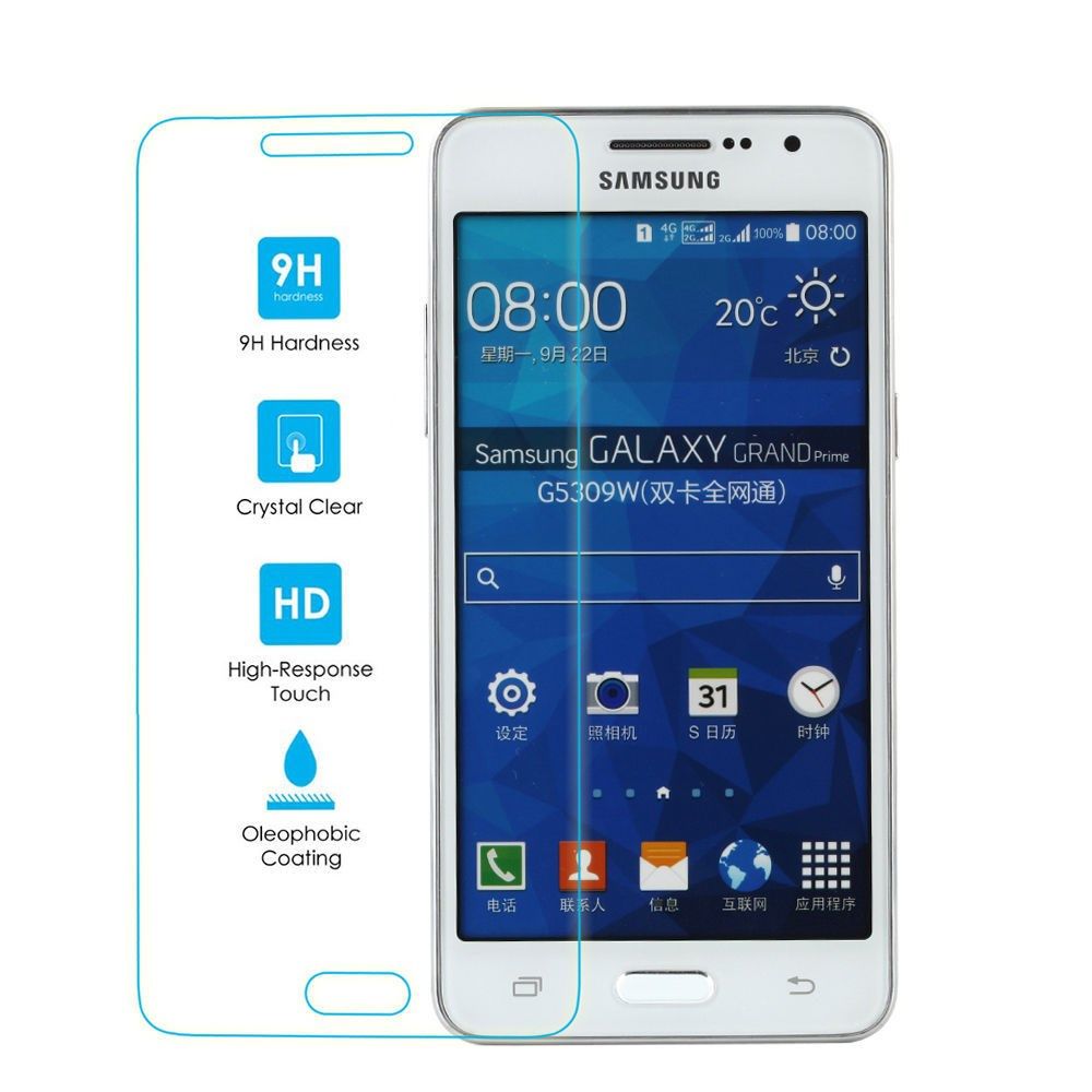 Samsung Grand Prime G530, G531 - Cường lực mặt trước (Trong suốt)