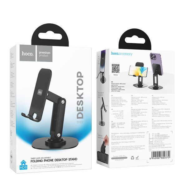 Giá đỡ điện thoại để bàn xoay 360 Hoco HD6