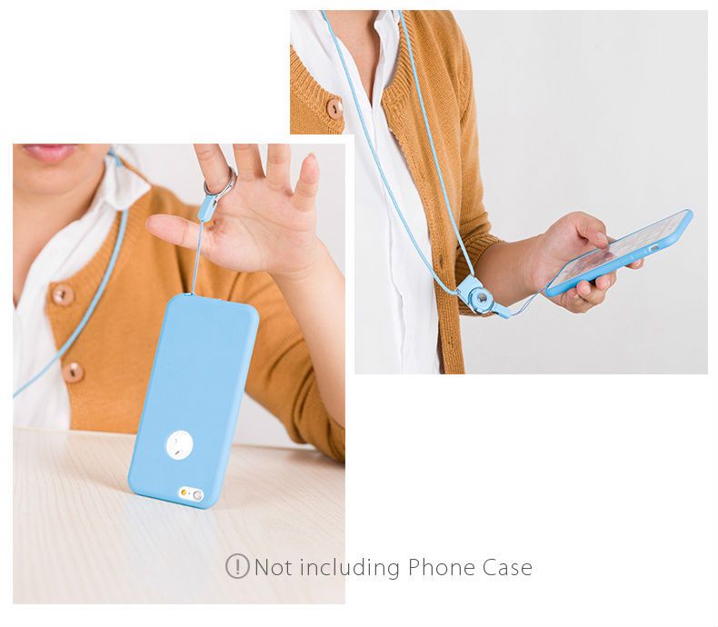 Dây đeo cổ điện thoại thời trang loại dây dù dành cho di động, máy ảnh, phụ kiện