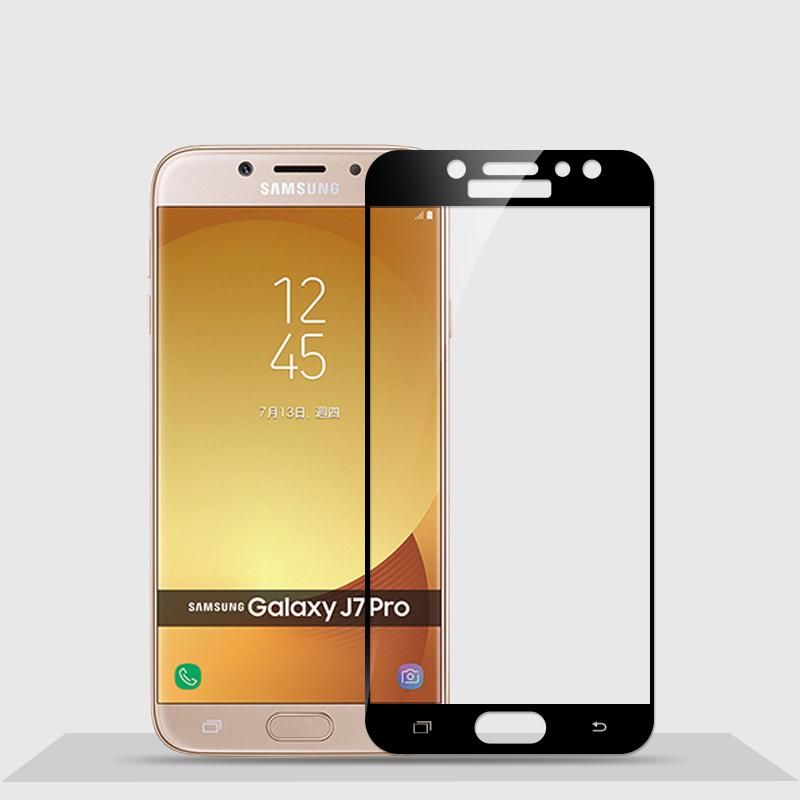 Samsung J7 Pro, J7 Plus - Cường lực Full màn hình (Nhiều màu)