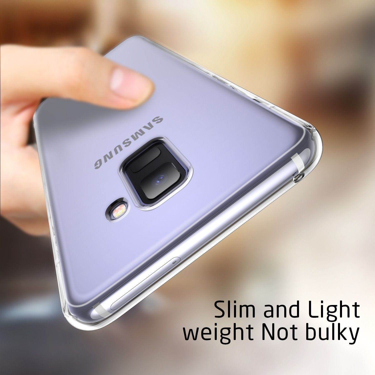 Samsung A8 Plus 2018 - Ốp lưng dẻo trong suốt (Tốt)