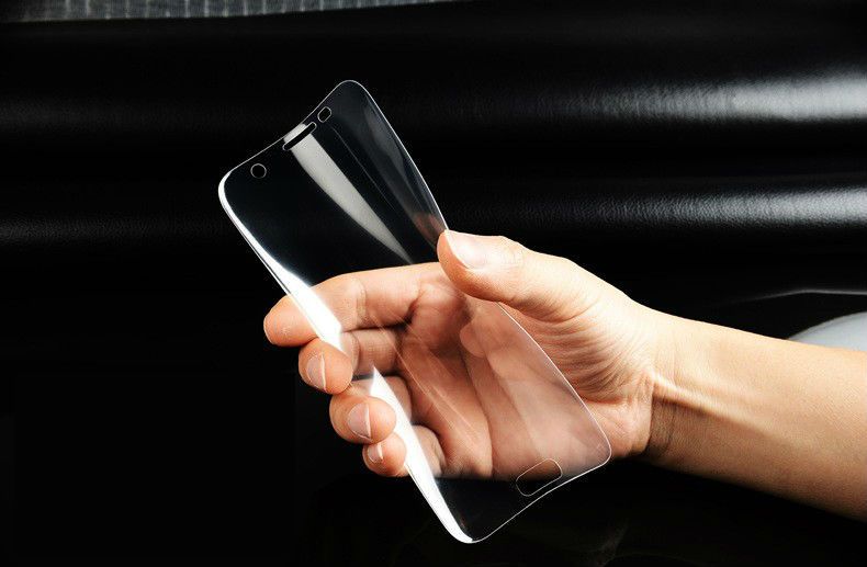 Samsung S6 Edge - Miếng dán bảo vệ Full màn hình PET dẻo (Trong suốt)