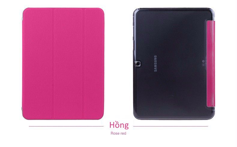 Samsung Tab 4 10.1 inch T530 / T531 - Bao da vân sần hiệu WRX (nhiều màu)