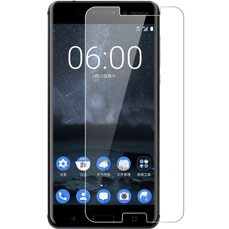  Nokia 3, Nokia 5, Nokia 6 - Cường lực mặt trước (Trong suốt) 