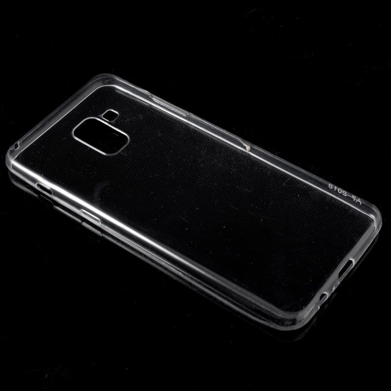 Samsung A8 Plus 2018 - Ốp lưng dẻo trong suốt (Tốt)