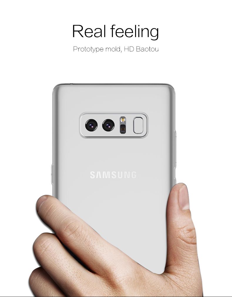 Samsung Note 8 - Ốp lưng dẻo trong suốt (Tốt)