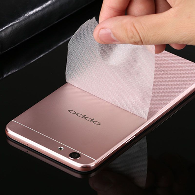  Miếng dán carbon dạng sần mặt lưng Oppo 