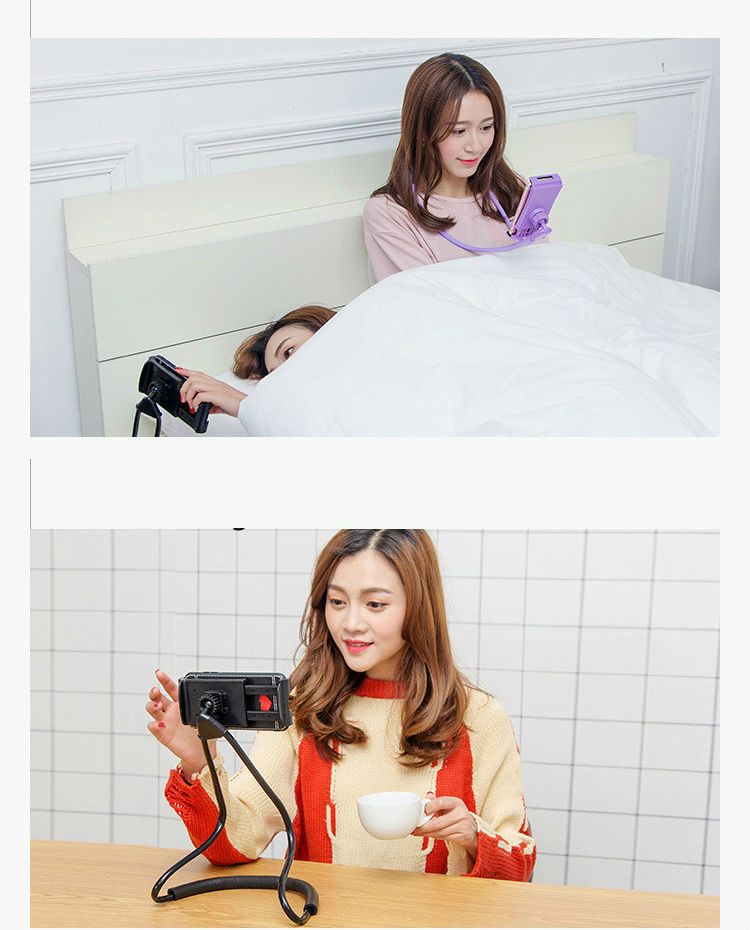 Kẹp điện thoại xem phim (Hồng)