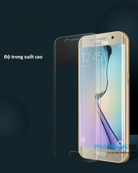 Samsung Galaxy S7 Edge  - Miếng dán bảo vệ Full màn hình PET dẻo (Trong suốt)