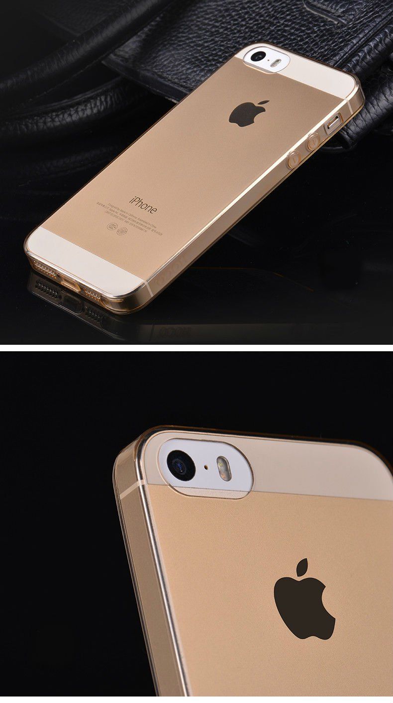 iPhone 5, 5S, SE - Ốp lưng dẻo trong suốt (Tốt)
