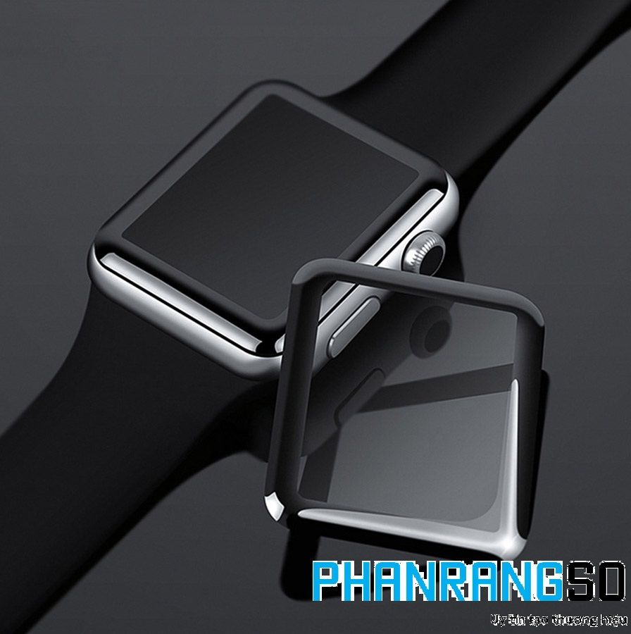 Cường lực full màn Apple Watch hiệu COTEetCI (Đen)