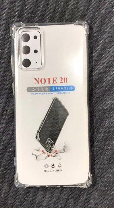 Ốp lưng chống sốc dẻo trong suốt Samsung Note 20 Series