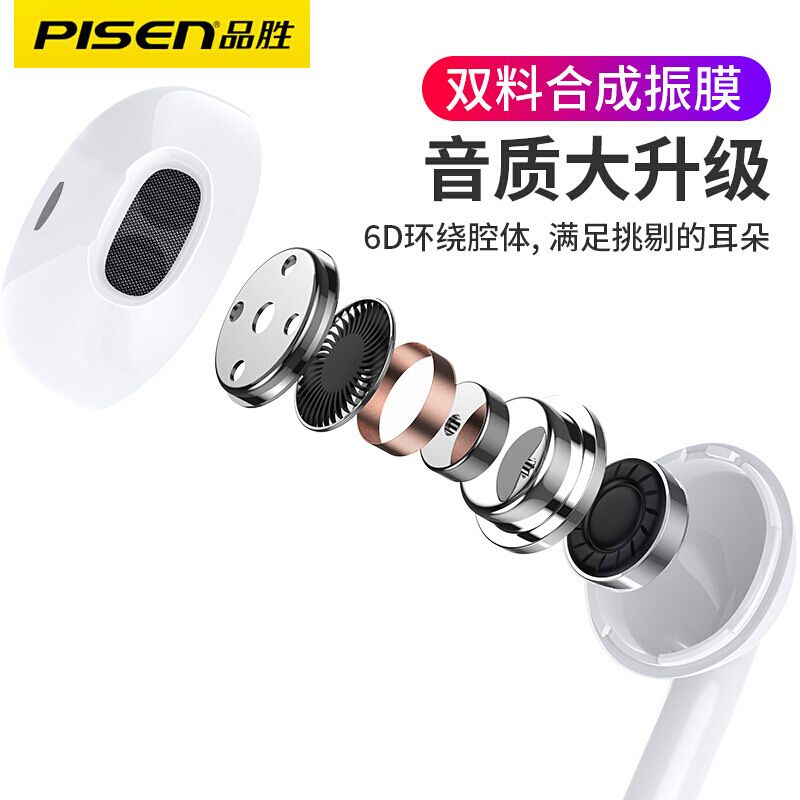  Tai nghe jack 3.5mm Pisen chính hãng XS100 