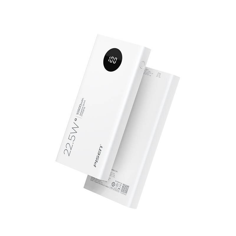 Sạc dự phòng TS-D314 10.500mha 22.5W Pisen chính hãng (Trắng)