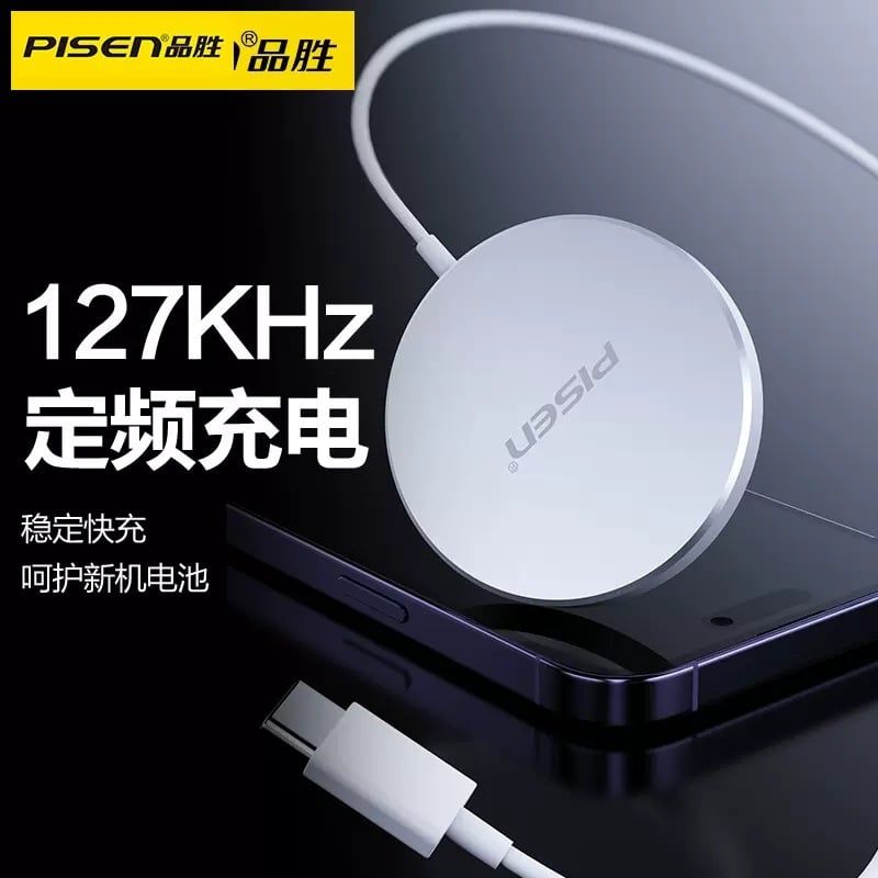  Đế sạc không dây Magsafe Type C 15W Pisen chính hãng 