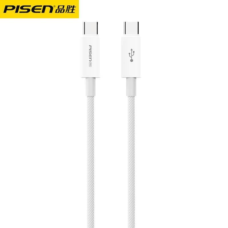 Cáp sạc nhanh dây dù Type C - Type C 60W iPhone 15 Series Pisen chính hãng