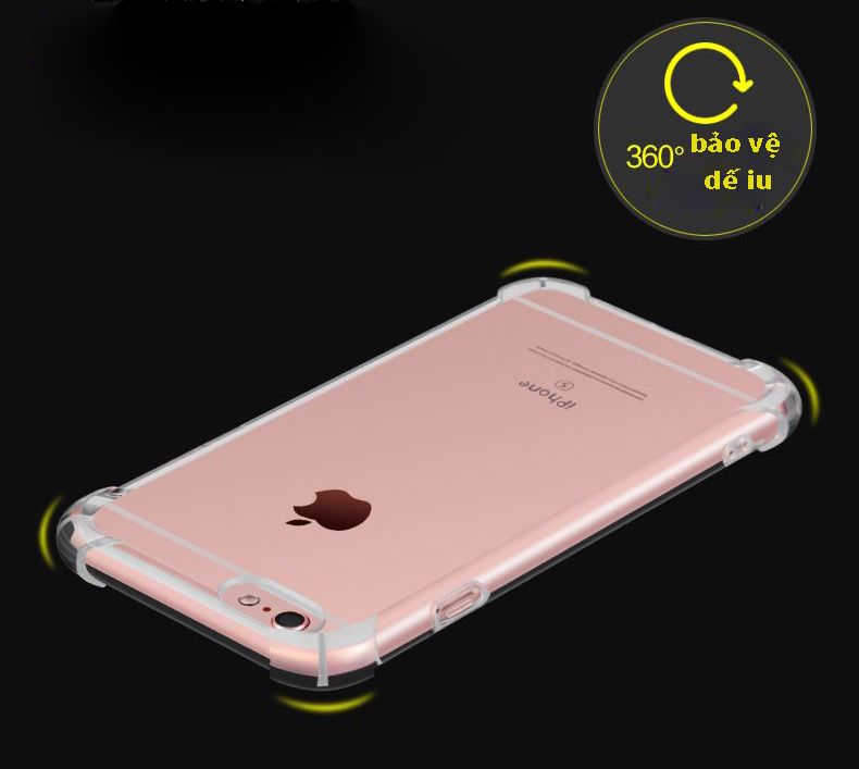  Ốp lưng chống sốc dẻo trong suốt iPhone 